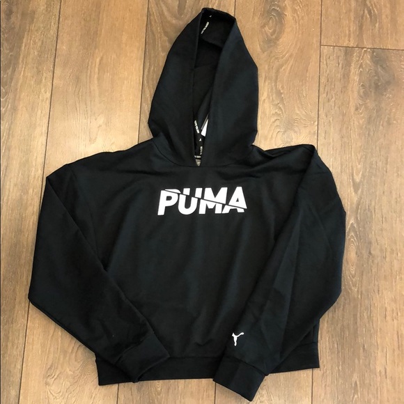 NWT Puma Black Hoodie Size S - Picture 2 of 6